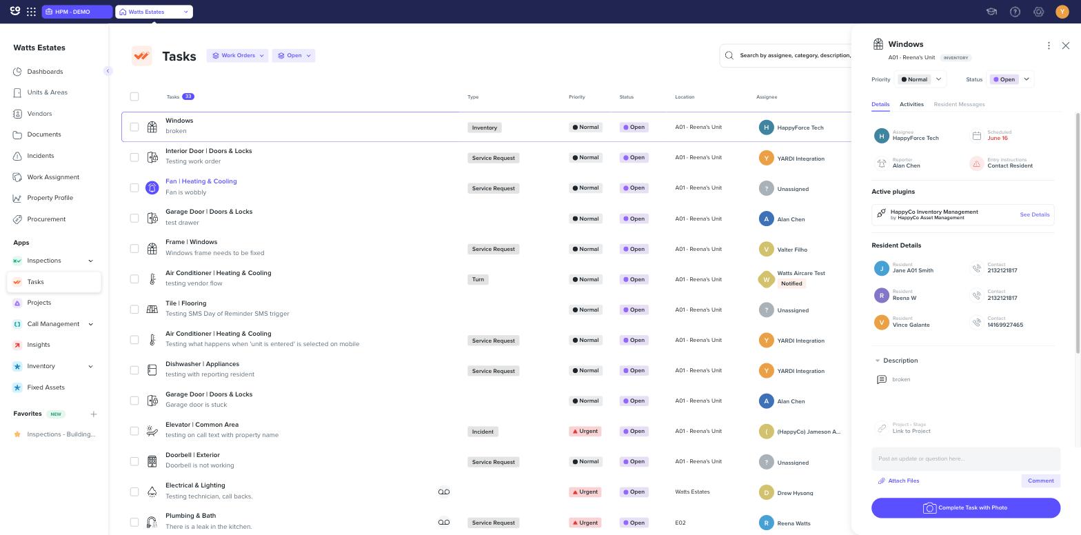 Task Details panel