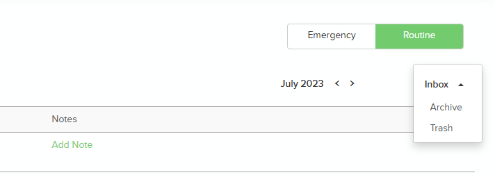 How do I view archived or trashed calls.png